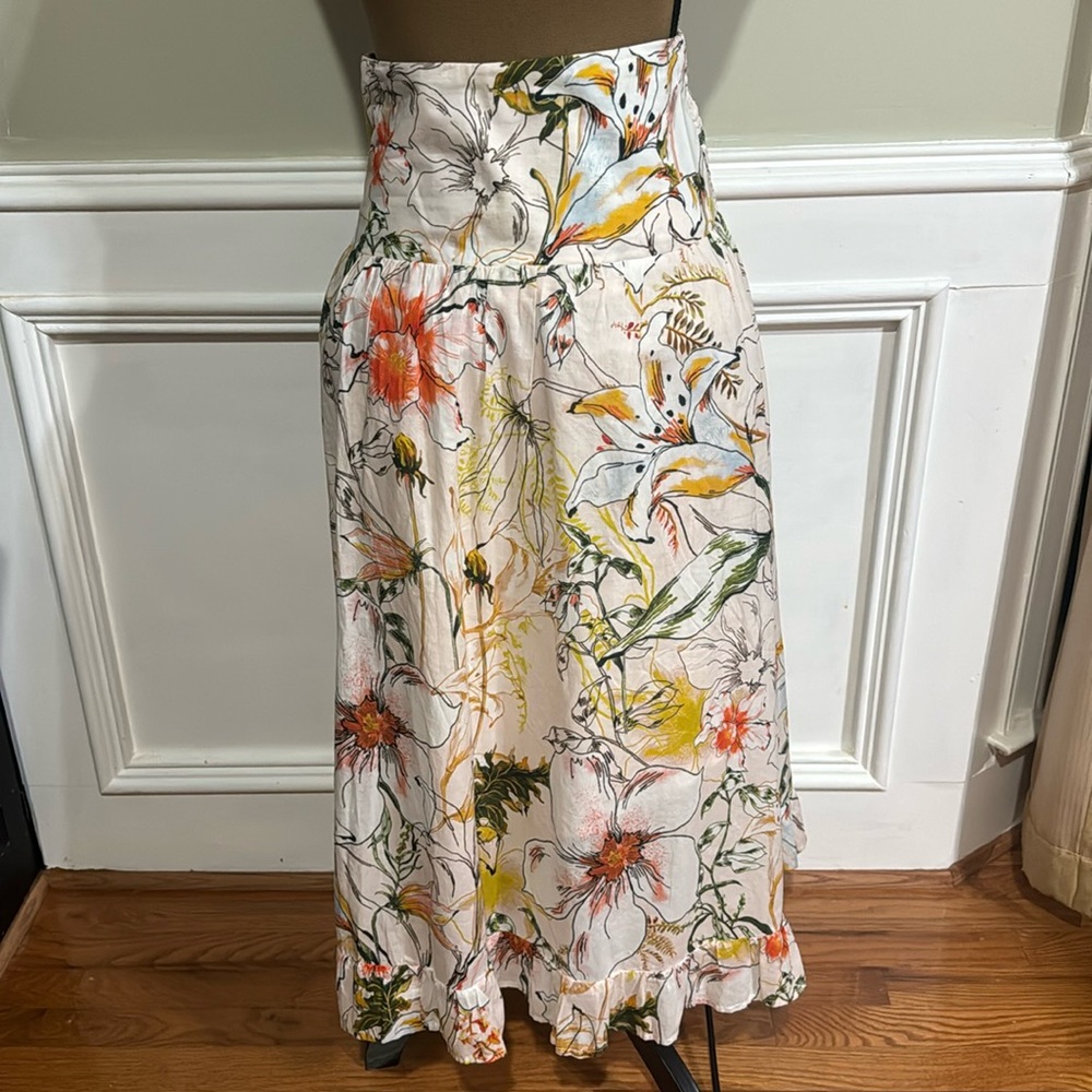 INC International Concepts long floral skirt